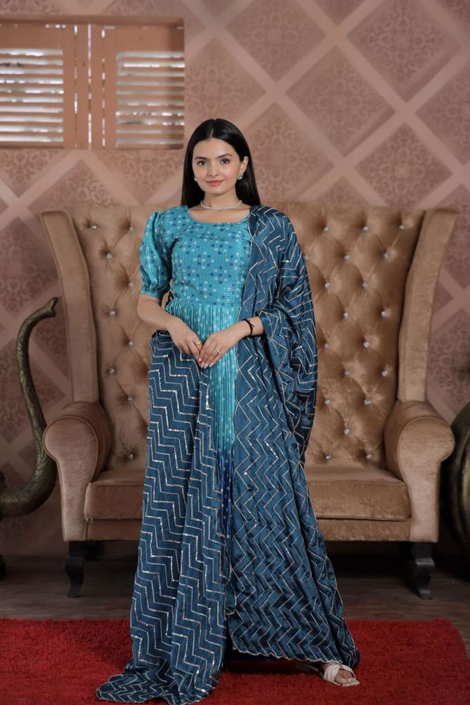 KA 1045 Naira Cut Designer Readymade Suits Catalog